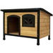 i.Pet Dog Kennel Extra Large Wooden Outdoor Indoor Puppy Pet House Cabin Crate Weatherproof. Available at Crazy Sales for $169.95