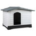 i.Pet Dog Kennel House Extra Large Outdoor Plastic Puppy Pet Cabin Shelter XL Grey. Available at Crazy Sales for $154.95