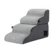 i.Pet Dog Stairs and Bed 2-in-1 Sofa Car Foam Non-Slip Washable Pet Stairs Indoor Grey. Available at Crazy Sales for $74.95