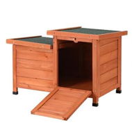 Detailed information about the product i.Pet Outdoor Cat House Rabbit Hutch Wooden Shelter Indoor Cat House Outdoor Condo Small Enclosure