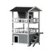 i.Pet Outdoor Cat House Shelter 72cm x 72cm x 127cm Rabbit Hutch Wooden Condo Small Outdoor Cat House. Available at Crazy Sales for $224.95