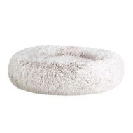 Detailed information about the product i.Pet Pet Bed Dog Cat 90cm Large Calming Soft Plush White Brown