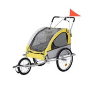 Detailed information about the product i.Pet Pet Bike Trailer Dog Stroller Pram Bicycle Large Travel Cycling Foldable
