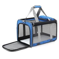Detailed information about the product i.Pet Pet Carrier Bag Foldable Dog Cat Durable Crate Travel Cage Portable Car Kennel Blue