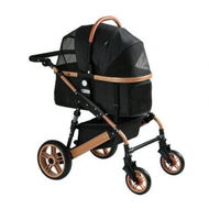 Detailed information about the product i.Pet Pet Stroller Dog Pram Large Cat Carrier Travel Foldable Pushchair 4 Wheels