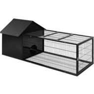 Detailed information about the product i.Pet Rabbit Cage Hutch 162x60cm Enclosure Metal