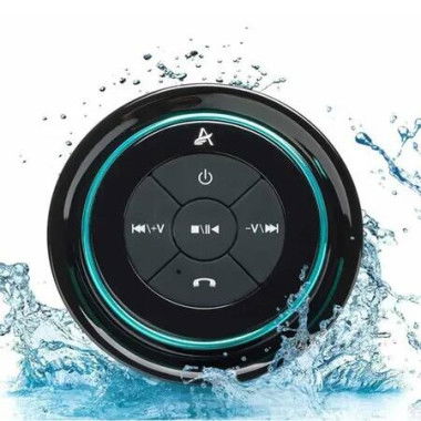 IPX7 waterproof Bluetooth Shower Speaker with Suction Cup - Enjoy Crystal-Clear Audio and Waterproof Convenience in Your Bathroom