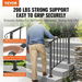 Iron Step Handrail Outdoor Stairs 2 or 3 Steps Adjustable Black Handrail. Available at Crazy Sales for $159.95