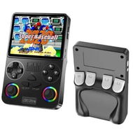 Detailed information about the product J36Ultra Retro Gaming Console, Retro Handheld Games Console with 64GB TF Card, Portable Hand Held Open Source Linux System (Black)
