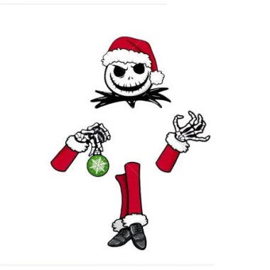 Jack Skull Pattern Christmas Tree Plug In Decoration Halloween Decoration Ideal For Halloween Christmas Ghost Festival And Festive Events