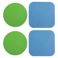 Detailed information about the product Jar Opener Gripper Pads - Rubber Jar Grippers - Multi-function Jar Opener For Seniors With Arthritis Weak Hands - Kitchen Coasters (4pcs Light Blue/Green)