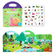 Detailed information about the product Jelly Sticker Book Quiet Busy Book For Kids - Reusable Stickers For Toddlers - Christmas & Birthday Gift For Kids - Insects.