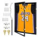 Jersey Shadow Box Frame Sports Memorabilia Display Case Wall Mounting Showcase Football Basketball Hockey Custom Shirt Framing Cabinet with Locks. Available at Crazy Sales for $79.95