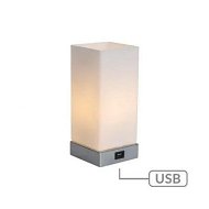 Detailed information about the product Jessica Rectangle Touch Lamp with USB Port