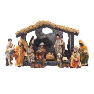 Detailed information about the product Jesus Nativity Scene Figurine For Table Window Sill Decor Manger Set Resin Crafts Ornaments Nativity Religious Gifts (20.5X6.5X15.5CM)