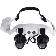 Detailed information about the product Jeweler Loupe Magnifying Glasses Headband Magnifier Head Mount Magnifier