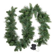 Detailed information about the product Jingle Jollys 1.8m Christmas Garland with LED lights Party Xmas Decorations