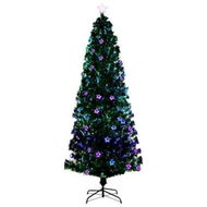 Detailed information about the product Jingle Jollys 2.4m Christmas Tree Optic Fibre LED Xmas tree Multi Colour