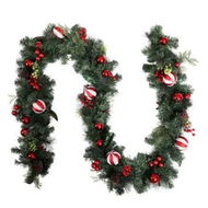 Detailed information about the product Jingle Jollys 2.7m Christmas Garland with Decorations Xmas Wedding Party