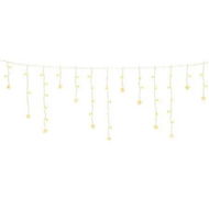 Detailed information about the product Jingle Jollys 6M Christmas Icicle Lights String Light 160 LED Solar Powered Warm