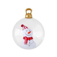 Detailed information about the product Jingle Jollys Christmas Inflatable Ball 60cm Snowman Decoration Giant Bauble