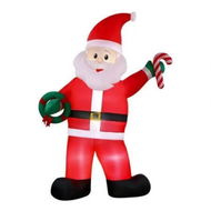 Detailed information about the product Jingle Jollys Christmas Inflatable Giant Santa 3.8M Height LED Illuminated Decorations