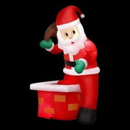 Detailed information about the product Jingle Jollys Christmas Inflatable Santa Illuminated Decorations