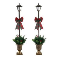 Detailed information about the product Jingle Jollys Christmas Lights 125cm Lamp Post 50 LED Fairy Light Decorations
