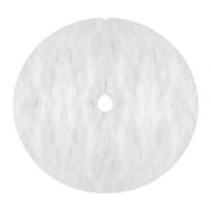 Detailed information about the product Jingle Jollys Christmas Tree Skirt 90cm Plush Xmas Fluffy Ornaments Decor White