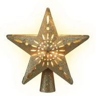 Detailed information about the product Jingle Jollys Christmas Tree Topper Star Snowflake Projector Party Glitter Gold