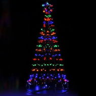 Detailed information about the product Jingle Jollys Solar Christmas Tree 2.1M 264 LED Xmas Tree Decor Multi Colour