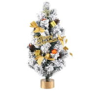 Detailed information about the product Jingle Jollys Tabletop Christmas Tree 60CM Snowy Xmas Tree Tree Topper Ornaments