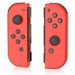 Joycon Controller for Switch,Replacement L/R Joycons Controller Support Wake-up Function/Motion Control/Screenshot (Red). Available at Crazy Sales for $49.99