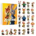 JUDY NICK Fox Rabbit Series Advent Calendar Blind Box Christmas Tree Decorations Acrylic 2D Hanging Pieces Christmas Gift. Available at Crazy Sales for $12.99