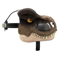 Detailed information about the product Jurassic World Dominion Chomp N Roar Tyrannosaurus Rex Dinosaur Mask with Motion and Sounds, T Rex RolePlay Toy