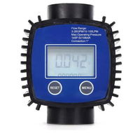 Detailed information about the product K25 1in Internal Thread Water Sensor Meter, Digital Display Flowmeter for Gasoline, Chemical Liquid (Blue)