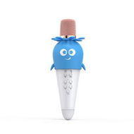 Detailed information about the product K5 Wireless Karaoke Microphone Home Microphone Cartoon Carrot Children Handheld Microphone Audio Microfone Condensador Blue