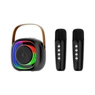 Detailed information about the product Karaoke Machine for Kids, Gifts for Girls Age 4-12, Mini Portable Bluetooth Karaoke Speaker with Wireless Microphone (Black)