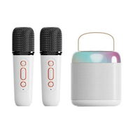Detailed information about the product Karaoke Machines Portable Speaker Home Karaoke Sound Microphone White