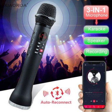 Karaoke Microphone 3 In 1 Recording Wireless Speaker