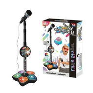 Detailed information about the product Karaoke Microphone Singing Toy with Stand,Flashing lights,Amplifying Music Bracket Perfect for parties,playdates,aspiring young singers