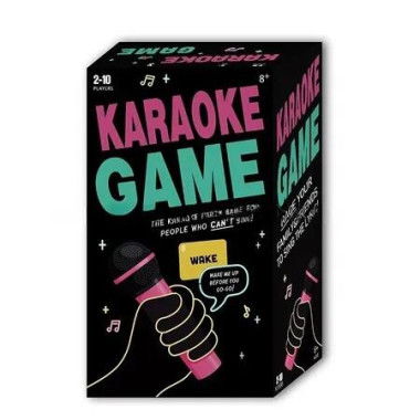 Karaoke Music Party Games Micrphone Music Trivia Card Games for 2-10 Players Fun Family Games Card Games with Lyrics Challenge