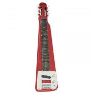 Detailed information about the product Karrera 29in 6-String Lap Steel Hawaiian Guitar - Metallic Red