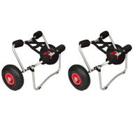 Detailed information about the product Kayak Trolleys 2 Pcs Aluminium