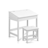 Detailed information about the product Keezi 2PCS Kids Table and Chairs Set Activity Children Playing Toys Study Desk