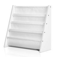 Detailed information about the product Keezi 4 Tiers Kids Bookshelf Magazine Shelf Children Bookcase Rack Organiser