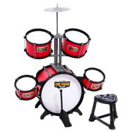 Detailed information about the product Keezi Kids 7 Drum Set Junior Drums Kit Musical Play Toys Childrens Mini Big Band