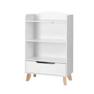 Detailed information about the product Keezi Kids Bookshelf 3 Tiers Storage Children Bookcase Toys Organiser Drawer