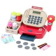 Detailed information about the product Keezi Kids Cash Register Calculator Pretend Play Shops Money Checkout Toys Set