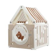 Detailed information about the product Keezi Kids Play Tent Playhouse Castle with Floor Mat 85CMX113CM